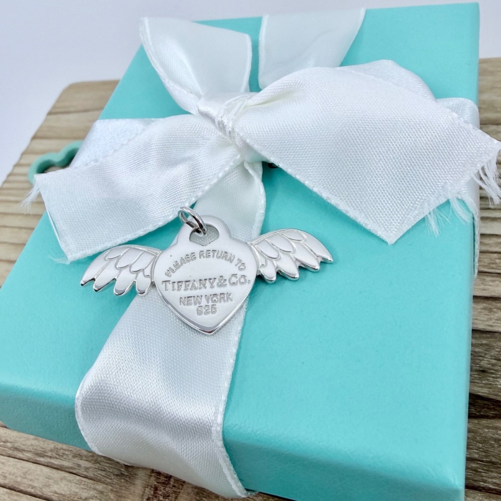 Tiffany & Co. Angel Wings Charm Pendant in Silver